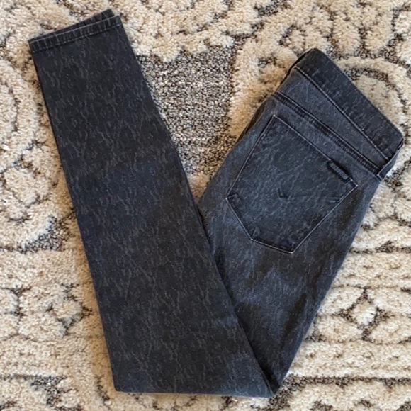 Hudson Jeans NICO Super Skinny Acid Wash Black Jeans Size 32 EUC - Picture 4 of 11